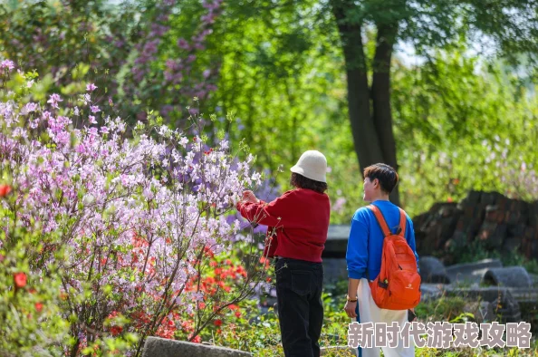 好湿热花径春风吹又生游人如织赏花正当时