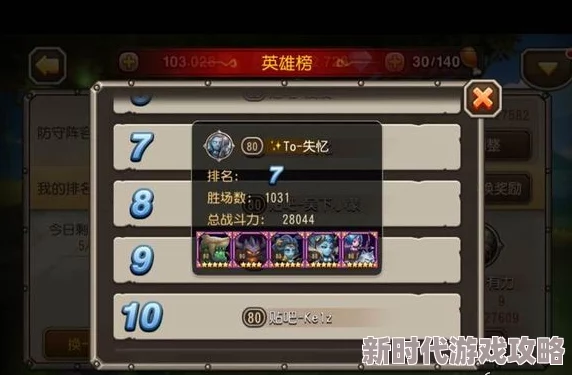 刀塔传奇80级后竞技场英雄趋势及最新热门阵容详解