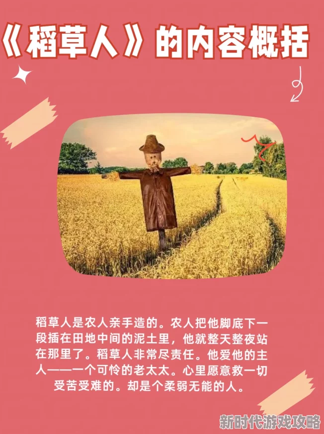 忘忧草俏佳人稻草人之地心怀梦想勇敢追求希望与未来