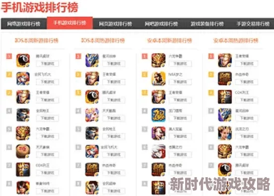 2024游戏排行榜重磅爆料：热门有趣手游下载推荐，新游爆款抢先分享！