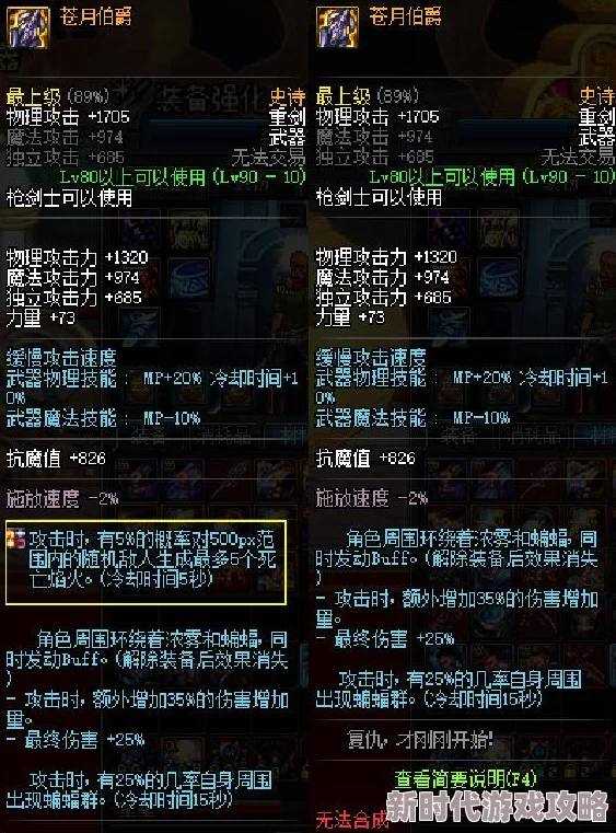 DNF高概率掉落史诗装备地图全揭秘