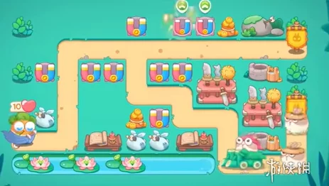 《保卫萝卜4》万圣奇妙夜第3关爆料：磁铁布局与道具清除通关攻略