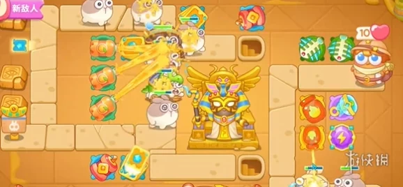 保卫萝卜4法老归来系列攻略：第44关高效通关技巧与策略详解