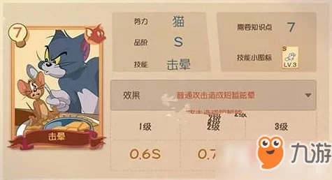 猫和老鼠手游击晕知识卡图鉴解析：这张知识卡最适合哪些猫角色使用
