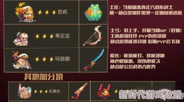 坎公骑冠剑初始角色推荐指南及全面游戏内容介绍解析