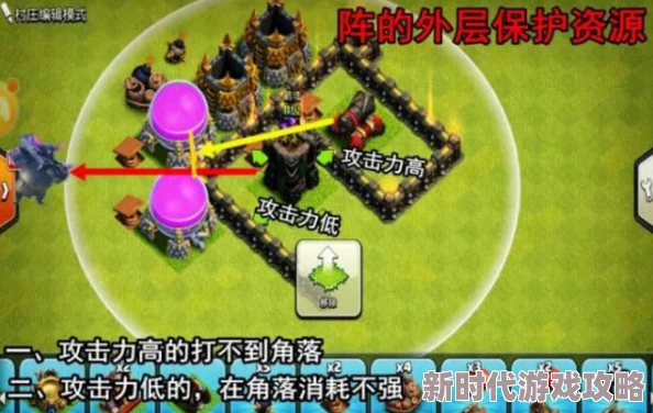 部落冲突极致攻略：本超强大防御地面流派半诱导阵型强力推荐