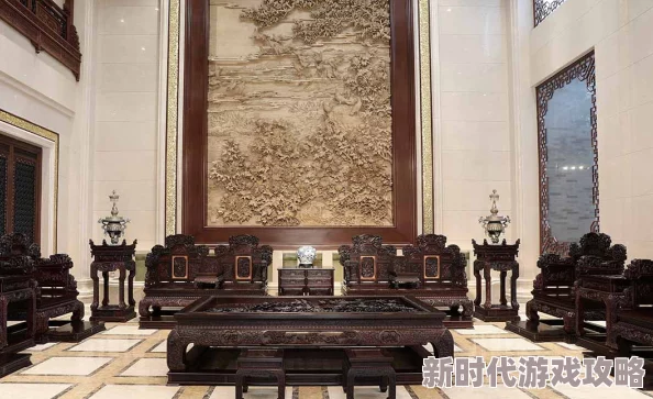 神都夜行录绝美家具赏析：棠梨映月宫寝梦，奢华典雅家居新选择