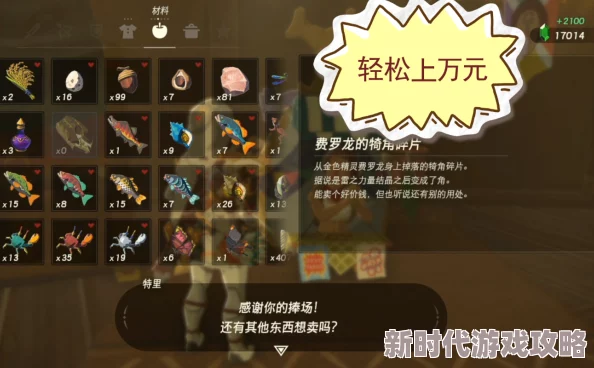 塞尔达传说智慧的再现：高效详尽赚钱攻略，助你轻松获取丰厚财富