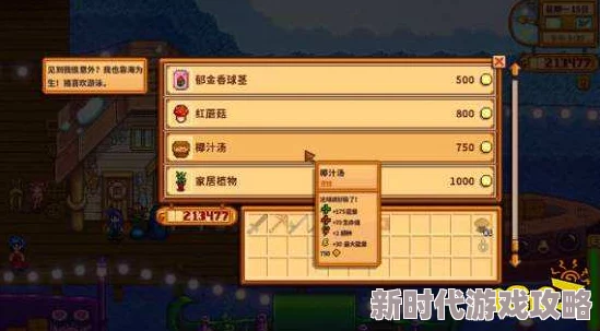 星露谷物语夜市揭秘：魔法商船出售珍稀物品，网友热议超值好物清单！