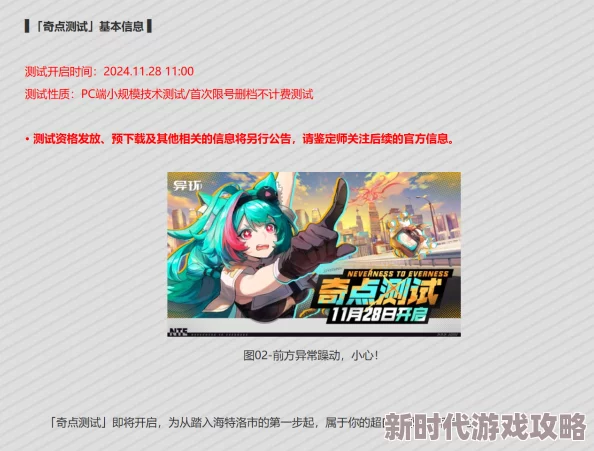 《异环》「奇点测试」今日震撼开启，网友热议：玩转自由大都市，探索无限可能