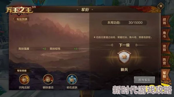 万王之王3D手游深度爆料：哪个坦克职业才是最强之选？