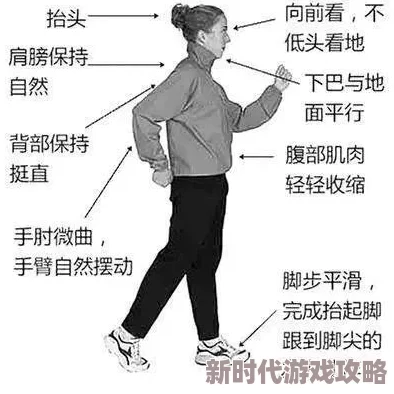 走一步撞一下带着上楼网友称走路姿势怪异姿势需调整或为摆拍