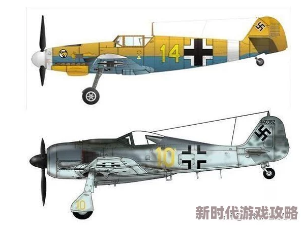 战争雷霆经典对决：揭秘bf109与fw190哪个更胜一筹