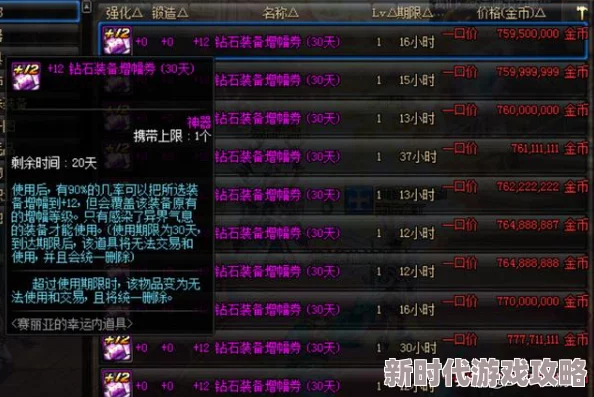 深度剖析DNF首饰市场：揭秘天价稀有装备，哪些宝石饰品价格傲视群雄？