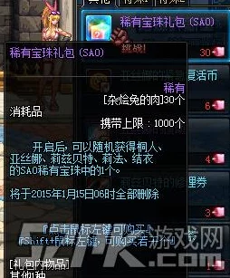DNF最新爆料：揭秘宝物礼盒内含珍稀道具详情