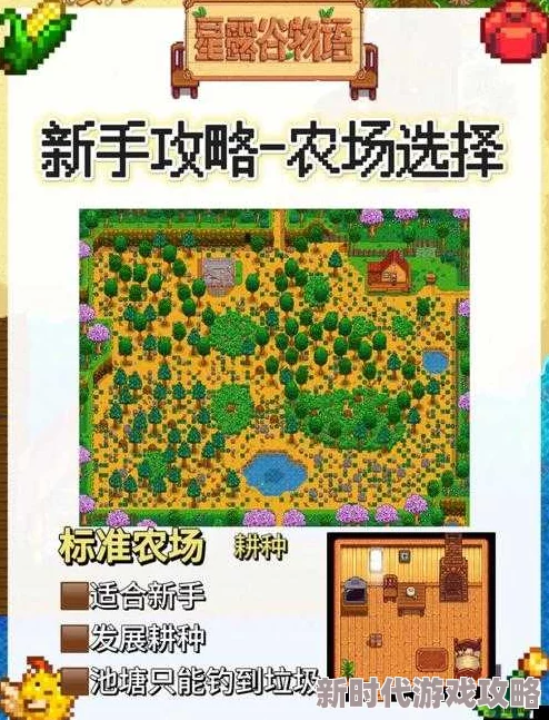 星露谷物语新手攻略:爆料最佳开局地图选择指南,助你轻松上手! 星露谷物语新手攻略:爆料最佳开局地图选择指南,助你轻松上手!